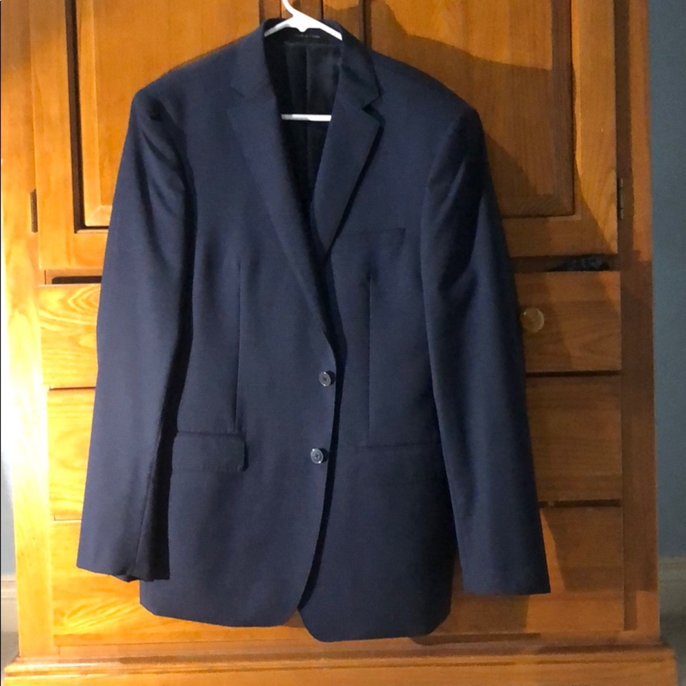 New Navy Calvin Klein Suit Jacket